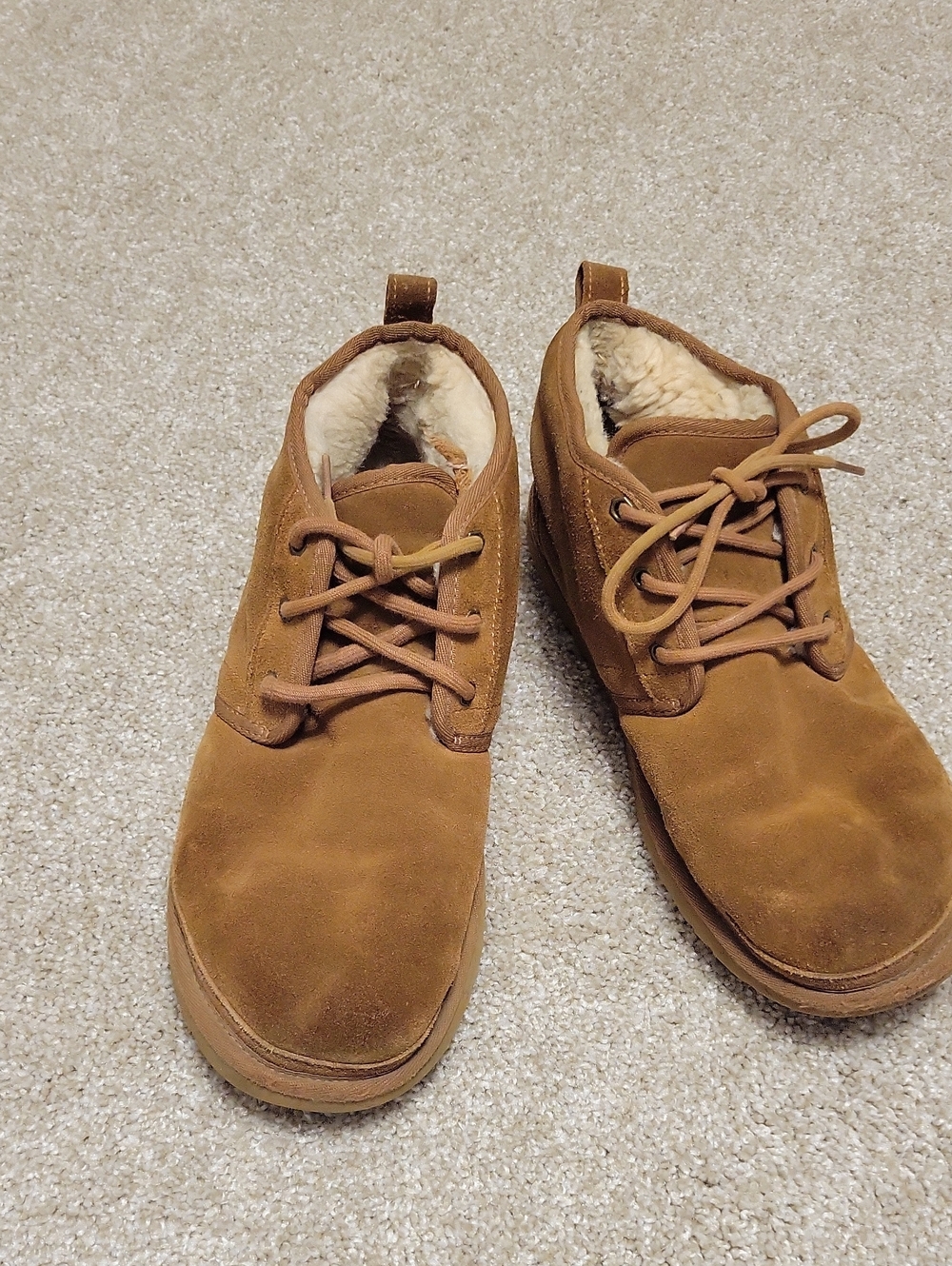 Ugg Men's Suede Lace-Up Boots - Brown